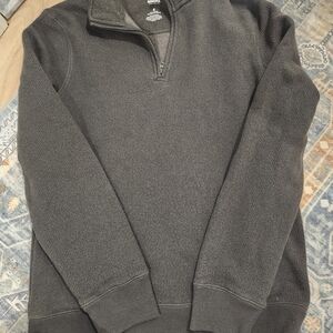 Sonoma Men's Charcoal Zip-Up Sweater